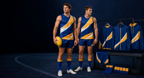Custom Classic AFL Jumper Team Design product design for custom team orders