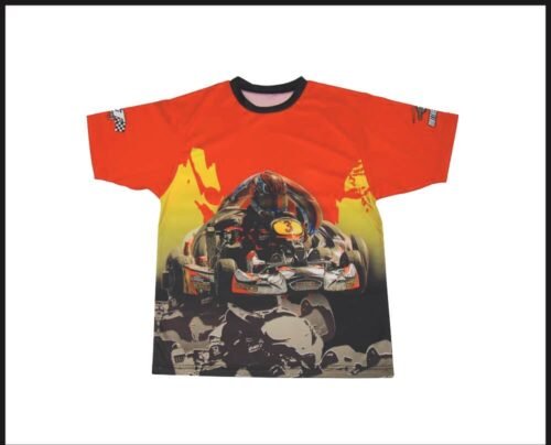 Custom Dynamic Racing Crew Shirt product design for custom team orders