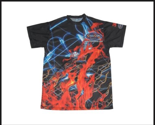 Custom Geometric Racing Crew Shirt product design for custom team orders