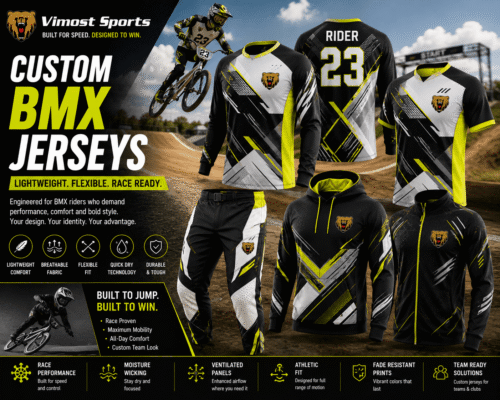 Custom Tournament BMX Shirt product design for custom team orders