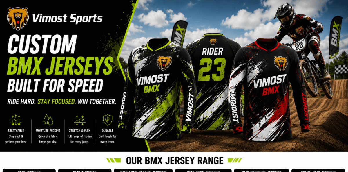 Custom BMX Jerseys 8 Custom Signature BMX Shirt product design for custom team orders