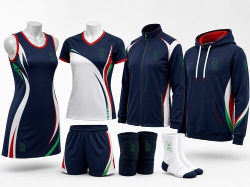 Custom Contrast Volleyball Uniform product design for custom team orders