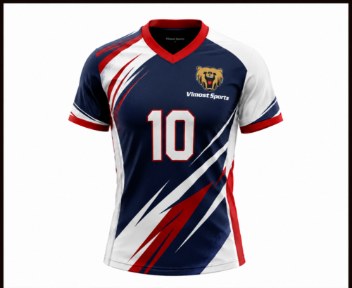Custom Geometric Volleyball Uniform product design for custom team orders