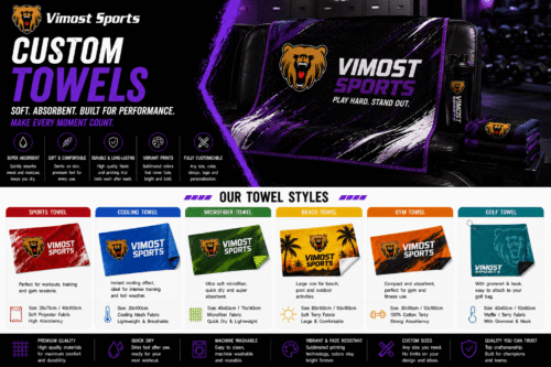 Custom Tournament Towel product design for custom team orders