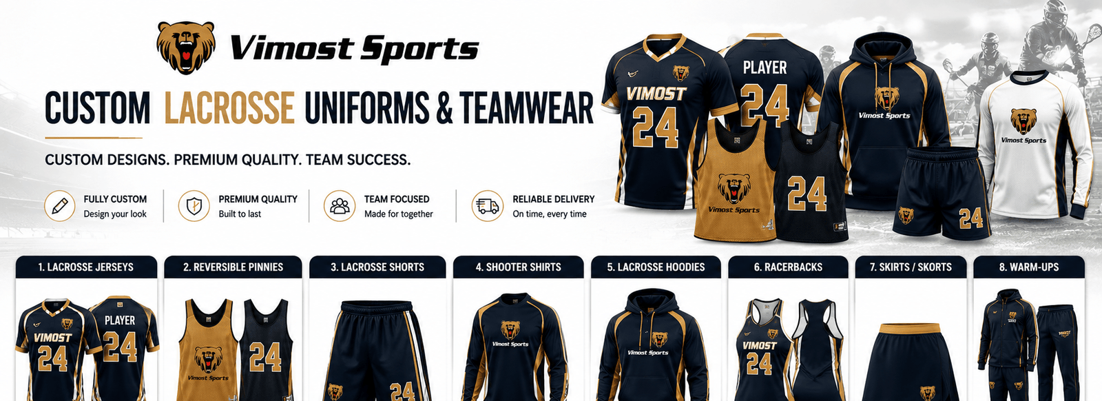 Custom Geometric Lacrosse Jersey 15 Custom Geometric Lacrosse Jersey product design for custom team orders
