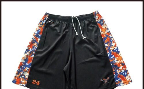 Custom Geometric Lacrosse Shorts product design for custom team orders