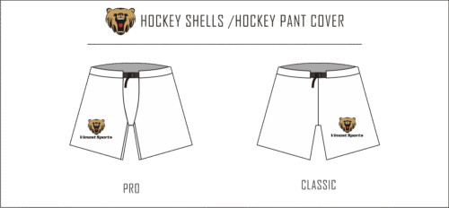 Custom Modern Ice Hockey Shorts product design for custom team orders