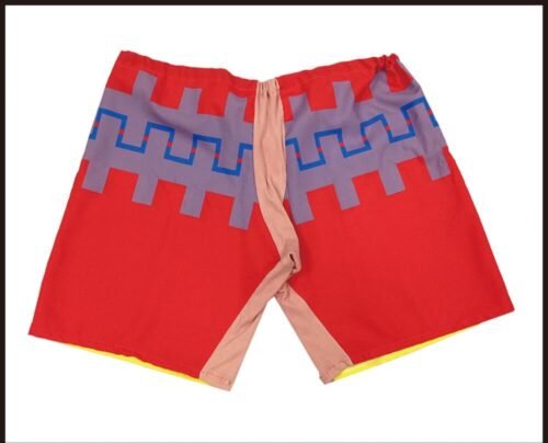 Custom Red Ice Hockey Shorts product design for custom team orders