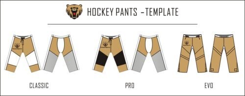 Custom Tournament Ice Hockey Shorts product design for custom team orders