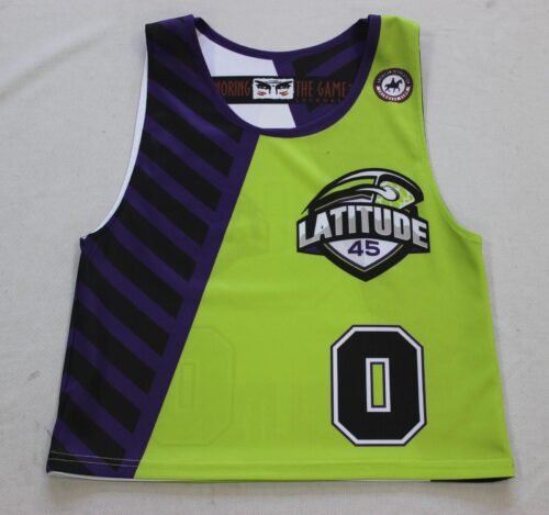 Custom Modern Lacrosse Reversible Pinnies product design for custom team orders