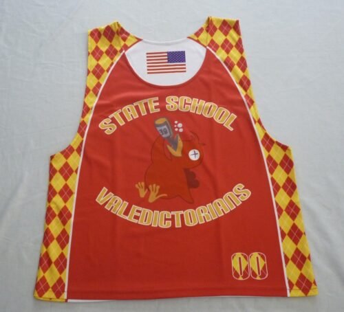 Custom Tournament Lacrosse Reversible Pinnies product design for custom team orders