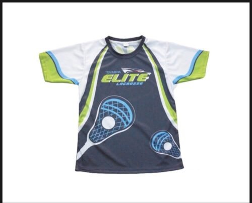 Custom Geometric Lacrosse Shooter Shirt product design for custom team orders
