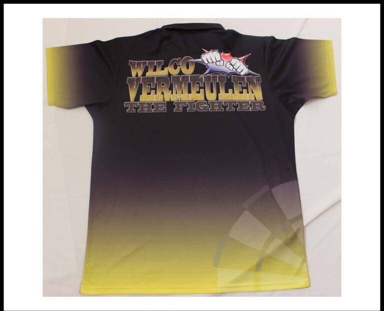 Custom Dart Shirts 10 Custom Tournament Dart Shirt product design for custom team orders