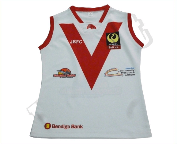 Royal Blue and Navy AFL Jumper with Contrast Panel and Club Styling 5 Custom Vector AFL Jumper product view
