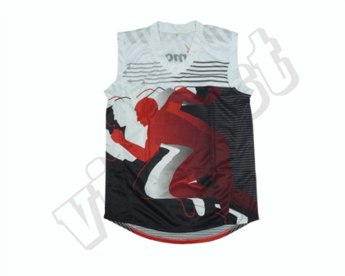 Silver and Burgundy AFL Jumper with Contrast Panel and Gradient Styling 16 Silver and Burgundy afl jumper with contrast panel styling