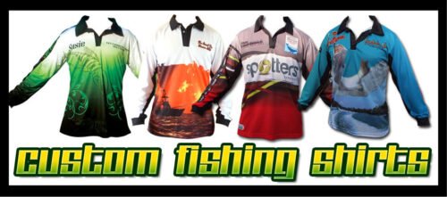 Silver and Lime fishing shirt with geometric graphic styling
