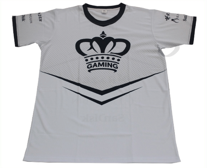 Silver and Black Esports Jersey with Contrast Panel and Dynamic Styling 5 Custom Contour Esports Jersey product view