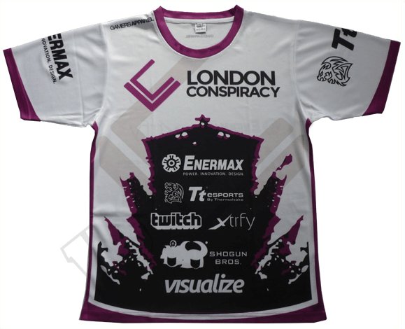 Black and Lime Esports Jersey with Contrast Panel and Gradient Styling 5 Custom Geometric Esports Jersey product view