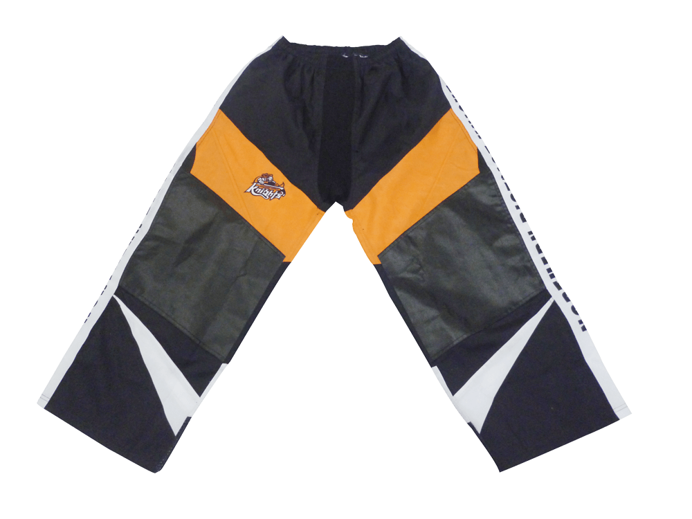 Custom Black Gold Silver Panel Ice Hockey Pants 15 Custom Black Gold Silver Panel Ice Hockey Pants product view