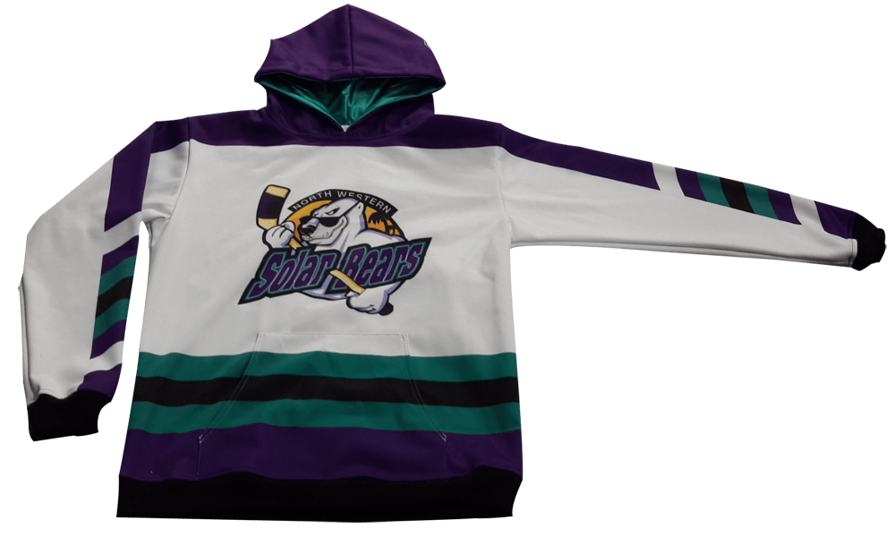 Slate and Silver Team Hoodie with Contrast Panel and Arc Styling 5 Custom Matrix Team Hoodie product view