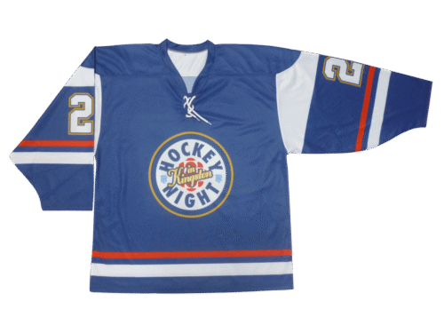 Custom Blue White Vintage Stripe Ice Hockey Jersey 14 Custom Blue White Vintage Stripe Ice Hockey Jersey product view