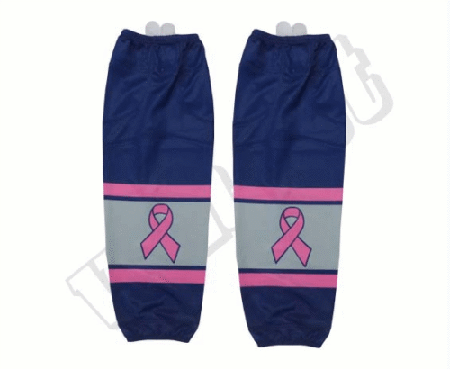 Custom Navy Grey Pink Ice Hockey Socks 11 Custom Navy Grey Pink Ice Hockey Socks product view