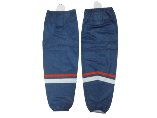 Custom Navy Red White Ice Hockey Socks 10 Custom Navy Red White Ice Hockey Socks product view