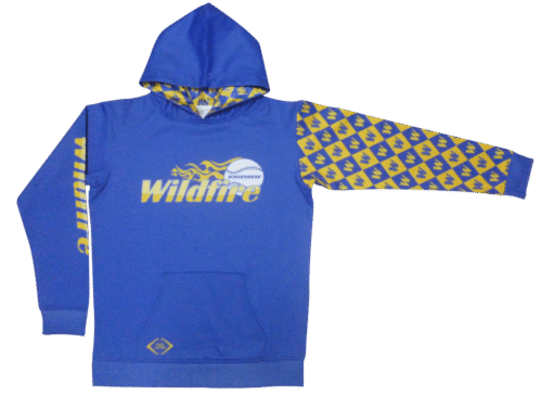 Royal Blue and Slate Lacrosse Team Hoodie with Clean Panel and Classic Styling 7 Royal Blue and Slate lacrosse team hoodie with clean panel styling