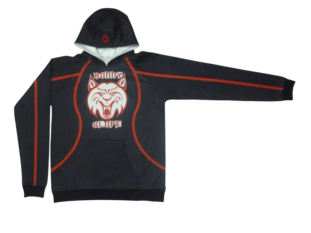 Black and Burgundy Lacrosse Team Hoodie with Clean Panel and Gradient Styling 11 Black and Burgundy lacrosse team hoodie with clean panel styling