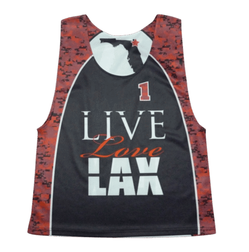 Charcoal and Brown Lacrosse Reversible Pinnie with Abstract Graphic and Angular Styling 5 Charcoal and Brown lacrosse reversible pinnie with abstract graphic styling