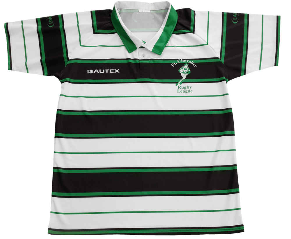 Black and Burgundy Rugby Jersey with Contrast Panel and Angular Styling 5 Custom Club Rugby Jersey product view