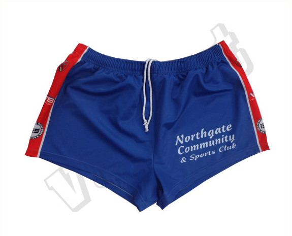 Royal Blue and Navy Rugby Shorts with Clean Panel and Training Styling 6 Custom Motion Rugby Shorts product view