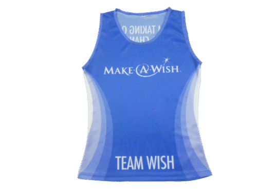 Royal Blue and Sky Blue Running Vest with Contrast Panel and Contour Styling 8 Royal Blue and Sky Blue running vest with contrast panel styling