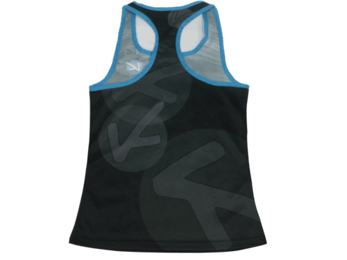 Black and Teal Running Vest with Clean Panel and Modern Styling 16 Black and Teal running vest with clean panel styling