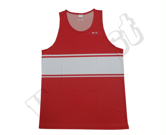 Black and Sky Blue Team Singlet with Contrast Panel and Match-Day Styling 6 Custom Angular Team Singlet product view