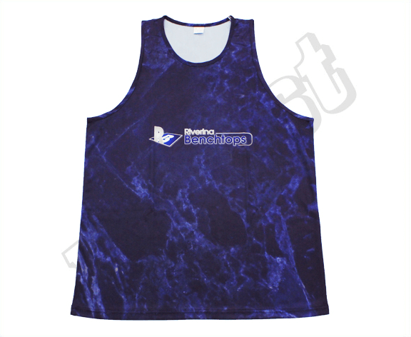 Black and Orange Team Singlet with Contrast Panel and Gradient Styling 6 Custom Classic Team Singlet product view