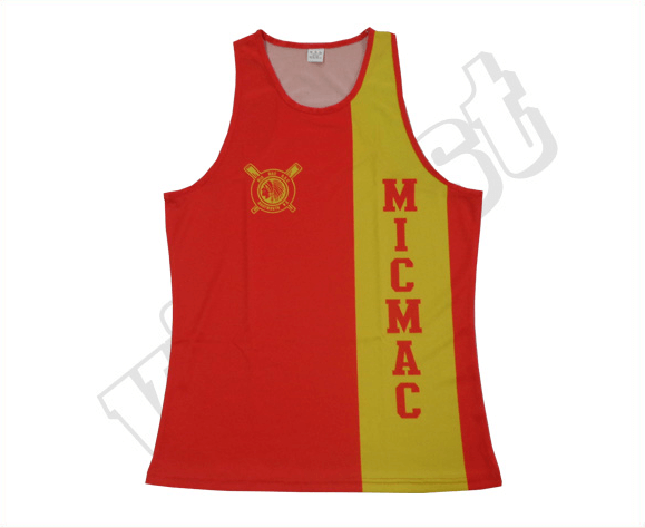 Black and Emerald Team Singlet with Contrast Panel and Contour Styling 5 Custom Panel Team Singlet product view