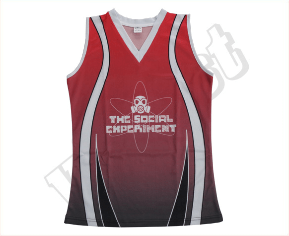 Black and Brown Team Singlet with Contrast Panel and Wave Styling 5 Custom Training Team Singlet product view