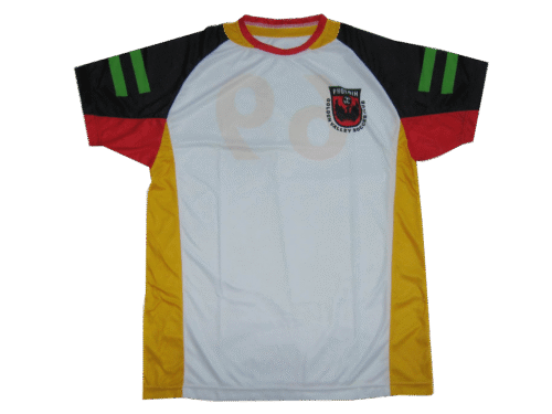 Silver and Gold Soccer Jersey with Contrast Panel and Heritage Styling 7 Silver and Gold soccer jersey with contrast panel styling