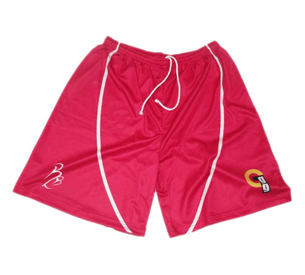 Navy and Red Soccer Jersey with Clean Panel and Contour Styling 5 Custom Classic Soccer Shorts product view