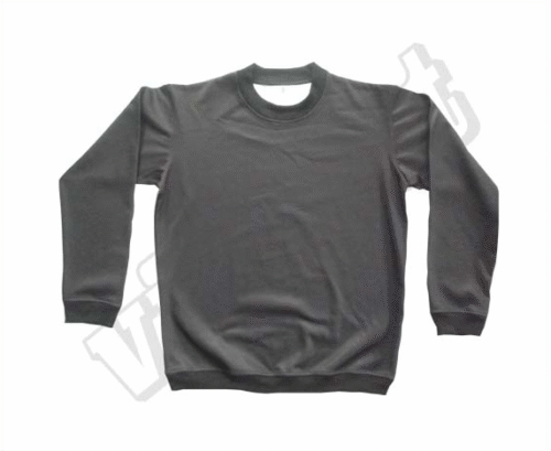 Slate and White team sweatshirt with contrast panel styling