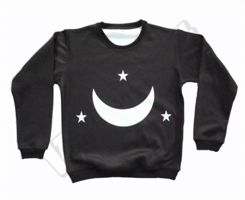 Black and Silver team sweatshirt with contrast panel styling