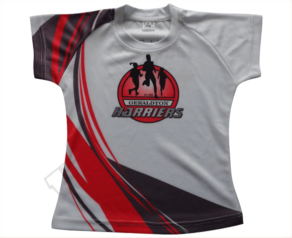 Black and Silver Team T-Shirt with Clean Panel and Wave Styling 6 Custom Summit Team T-Shirt product view