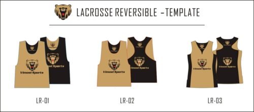 Custom Signature Lacrosse Reversible Pinnies product design for custom team orders