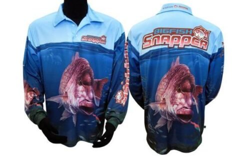 Black and Royal Blue fishing shirt with contrast panel styling