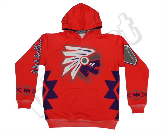 Silver and Black Team Hoodie with Contrast Panel and Pixel Styling 5 Custom Icon Team Hoodie product view