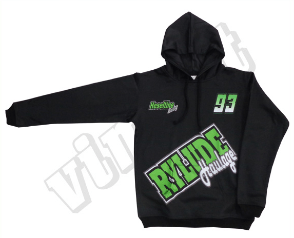 Navy and Royal Blue Team Hoodie with Contrast Panel and Tournament Styling 5 Custom Geometric Team Hoodie product view