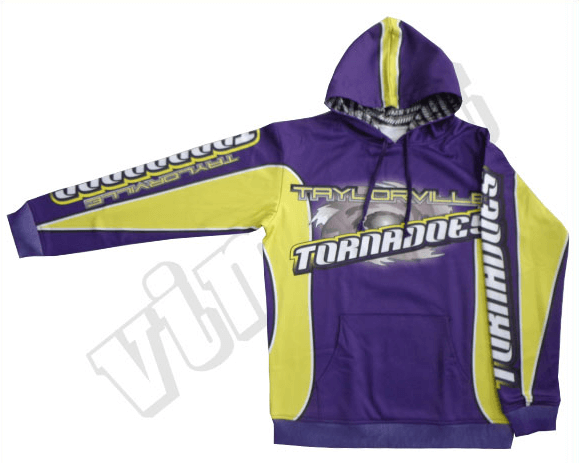 Silver and Black Team Hoodie with Clean Panel and Lattice Styling 6 Custom Vertex Team Hoodie product view