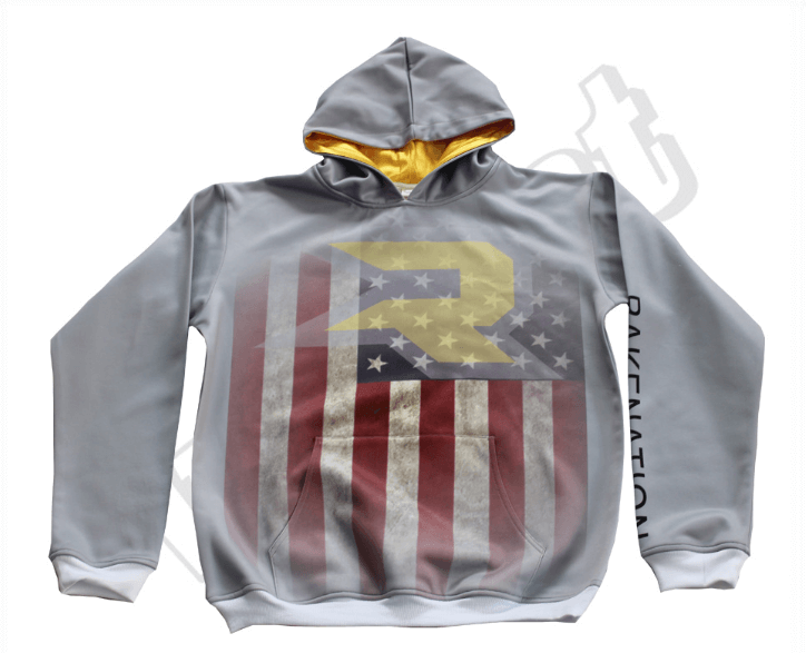 Silver and Slate Team Hoodie with Contrast Panel and Performance Styling 17 Silver and Slate team hoodie with contrast panel styling