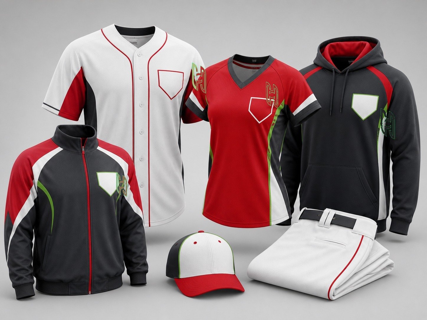 Hoy Sports custom baseball and softball uniforms with jerseys, pants, caps, jackets and team apparel